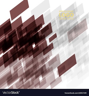 Colorful geometric background simple shapes vector image