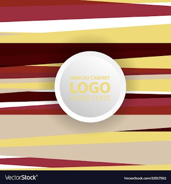 Colorful geometric background simple shapes vector image