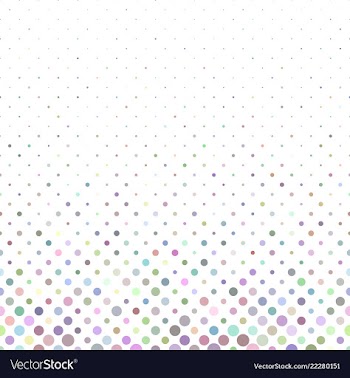 Colorful geometric dot pattern background vector image