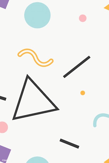 Colorful geometric memphis design element | Free  transparent png - 2282620