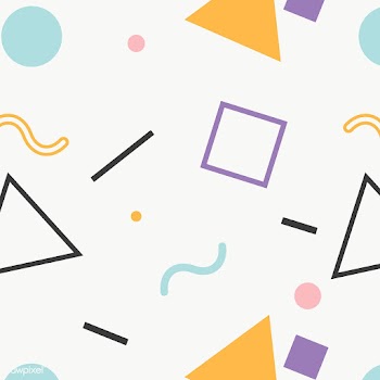 Colorful geometric memphis design element | Free  transparent png - 2282632
