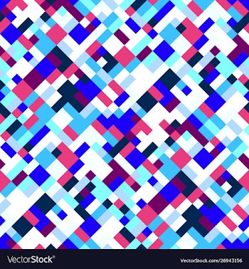 Colorful geometric pattern background - abstract vector image