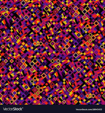 Colorful geometric pattern background - abstract vector image