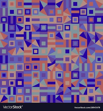 Colorful geometric pattern background - abstract vector image