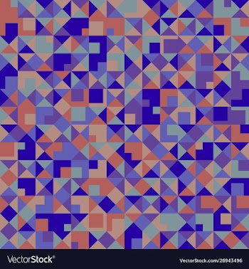 Colorful geometric pattern background - abstract vector image