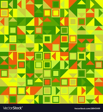 Colorful geometric pattern background - abstract vector image