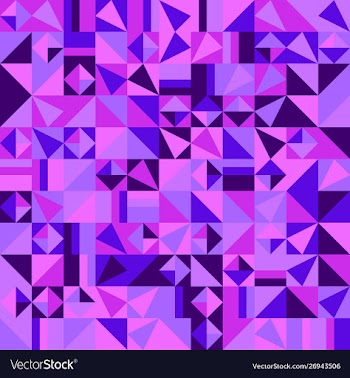 Colorful geometric pattern background - abstract vector image