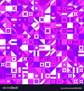 Colorful geometric pattern background - abstract vector image