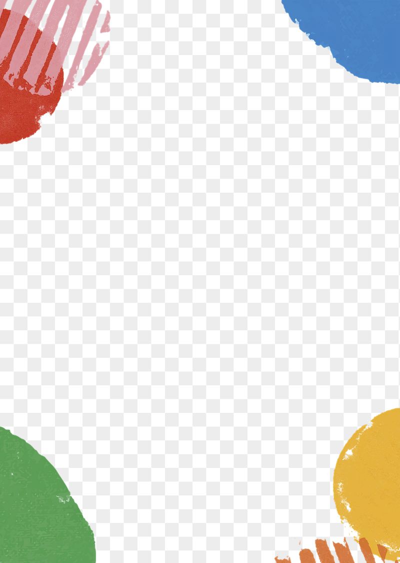 Colorful geometric png border frame, | Free PNG - rawpixel