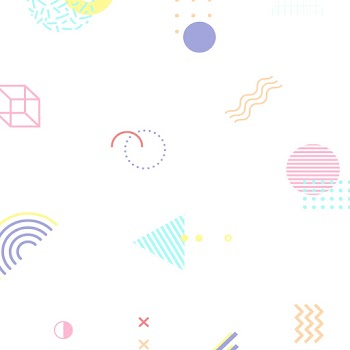 Colorful geometric psd memphis pastel pattern