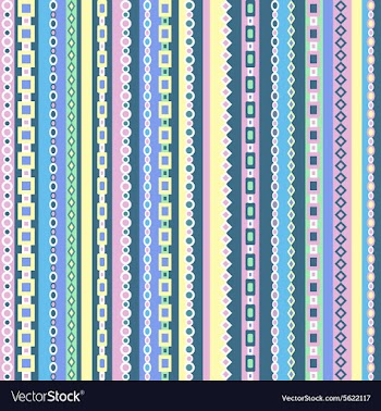 Colorful geometric seamless pattern design vector image