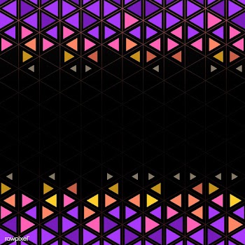 Colorful geometric triangle pattern | Free stock vector - 563406