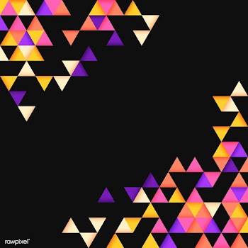Colorful geometric triangle pattern | Free stock vector - 563417
