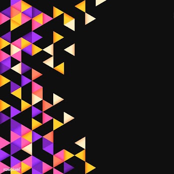Colorful geometric triangle pattern | Free stock vector - 563419