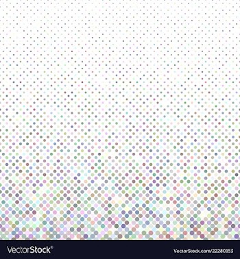 Colorful geometrical abstract dot pattern vector image