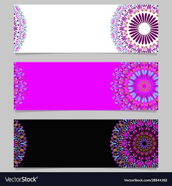 Colorful geometrical abstract floral mandala vector image