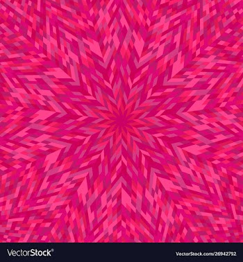 Colorful geometrical abstract hypnotic round vector image