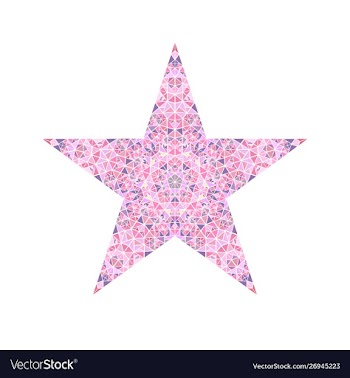 Colorful geometrical abstract polygonal mosaic vector image