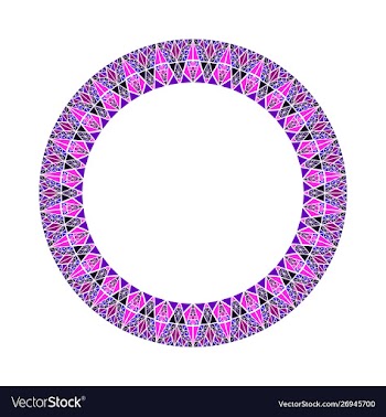 Colorful geometrical abstract triangle mosaic vector image