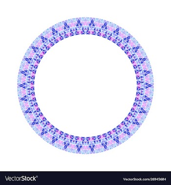 Colorful geometrical abstract triangular mosaic vector image