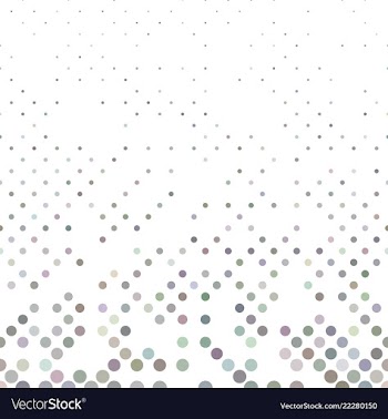 Colorful geometrical circle pattern - winter vector image