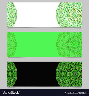 Colorful geometrical horizontal abstract gravel vector image