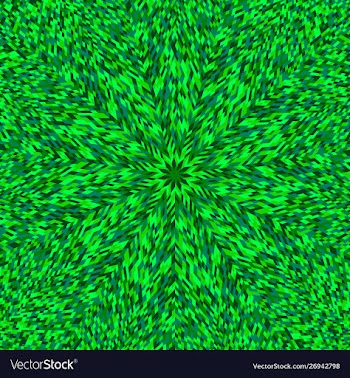 Colorful geometrical hypnotic dynamic round vector image