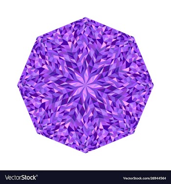 Colorful geometrical isolated tiled mosaic vector image