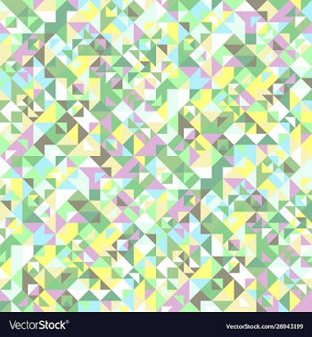 Colorful geometrical mosaic triangle pattern vector image