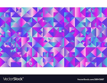 Colorful geometrical polygonal triangle mosaic vector image