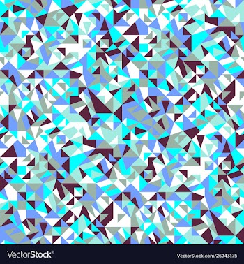 Colorful geometrical random triangle pattern vector image