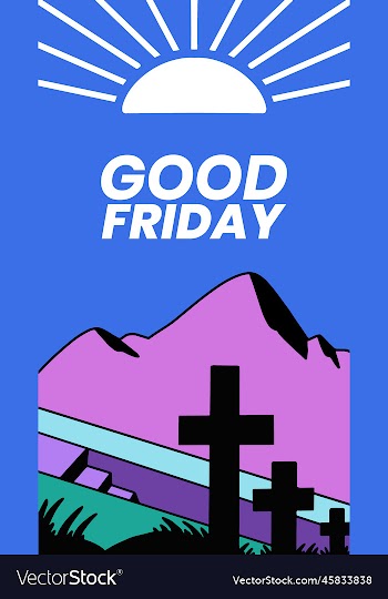 colorful good friday background
