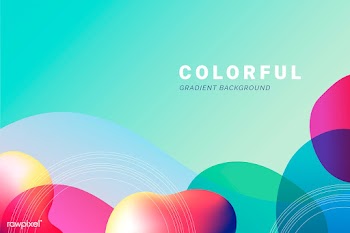 Colorful gradient backdrop | Free stock vector - 588418