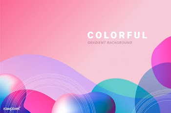 Colorful gradient backdrop | Free stock vector - 588437