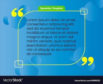 colorful gradient background quotation template