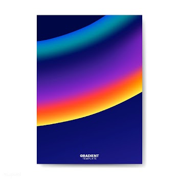 Colorful gradient wallpaper template design | Free stock vector - 458266