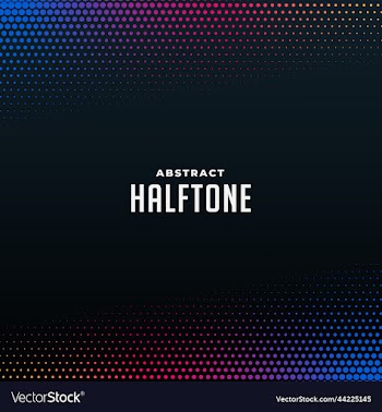 colorful halftone style modern template design