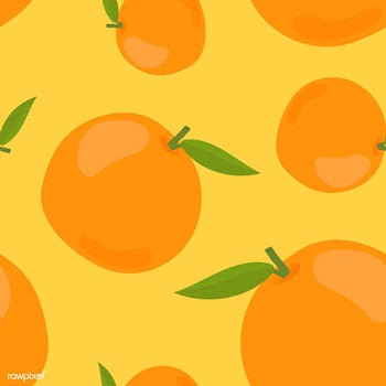 Colorful hand drawn orange pattern | Free stock vector - 417014