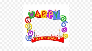 Colorful Happy Birthday Photo Frame E-card - Happy Birthday Card Frame