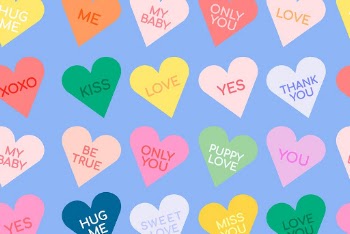 Colorful hearts background valentine&rsquo;s design | Free Photo - rawpixel