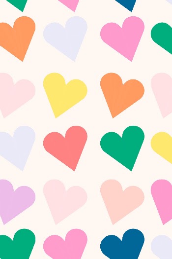 Colorful hearts background valentine&rsquo;s design | Free Photo - rawpixel