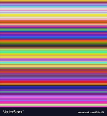 Colorful horizontal line pattern background vector image