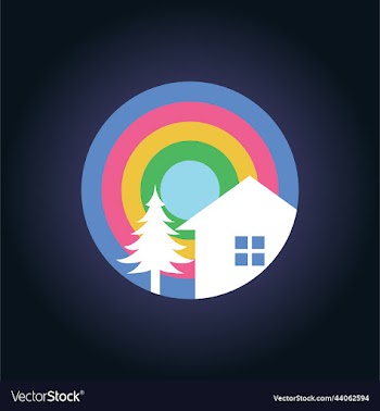 colorful house logo