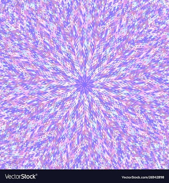 Colorful hypnotic abstract round tile pattern vector image
