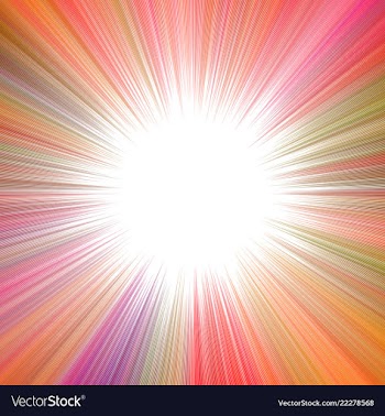 Colorful hypnotic abstract star burst background vector image