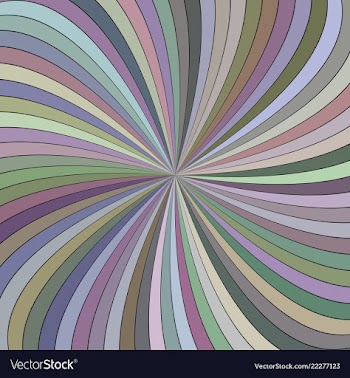 Colorful hypnotic abstract swirl stripe vector image