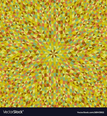Colorful hypnotic geometrical circular tiled vector image