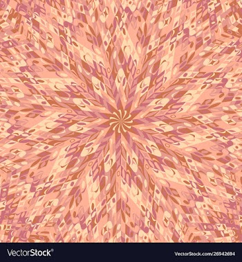 Colorful hypnotic geometrical tiled mosaic vector image
