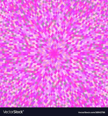 Colorful hypnotic round tile pattern mosaic vector image