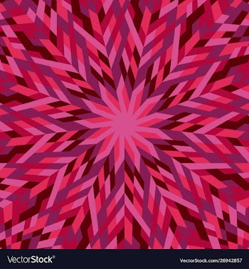 Colorful hypnotic round tiled pattern background vector image